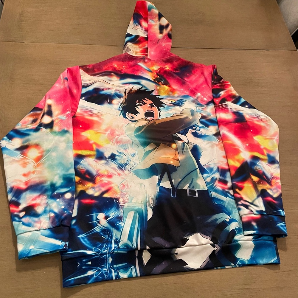 Anime Graphic Hoodie with Vibrant Colors